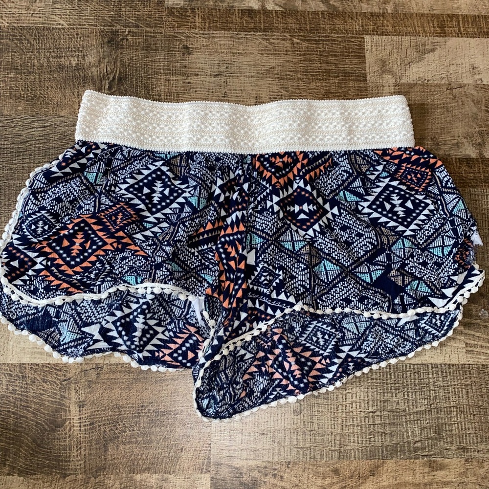 Geometric Print Shorts